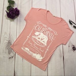 French Pastry California Bear T Shirt Size Small